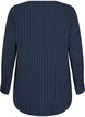 Pinstripe shirt blouse, Blue, Packshot image number 1