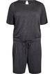 Jumpsuit with short legs, Dark Grey, Packshot image number 0