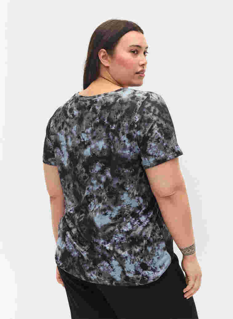 Printed workout t-shirt with short sleeves, Citadel, Model image number 1