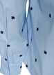 Shirt with embroidered flowers, Light Blue, Packshot image number 3