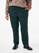 High-waisted trousers with straight legs, Green, Model image number 2