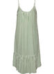 Summer dress with stripes and A-line shape, Green, Packshot image number 1