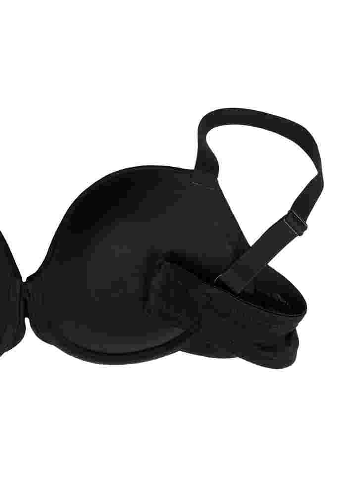 Padded bra with underwire, Black, Packshot image number 3