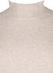 Merino wool turtleneck jumper, Pumice Stone Mel., Packshot image number 2