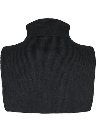 Rib-knitted neckwarmer, Black, Packshot image number 1