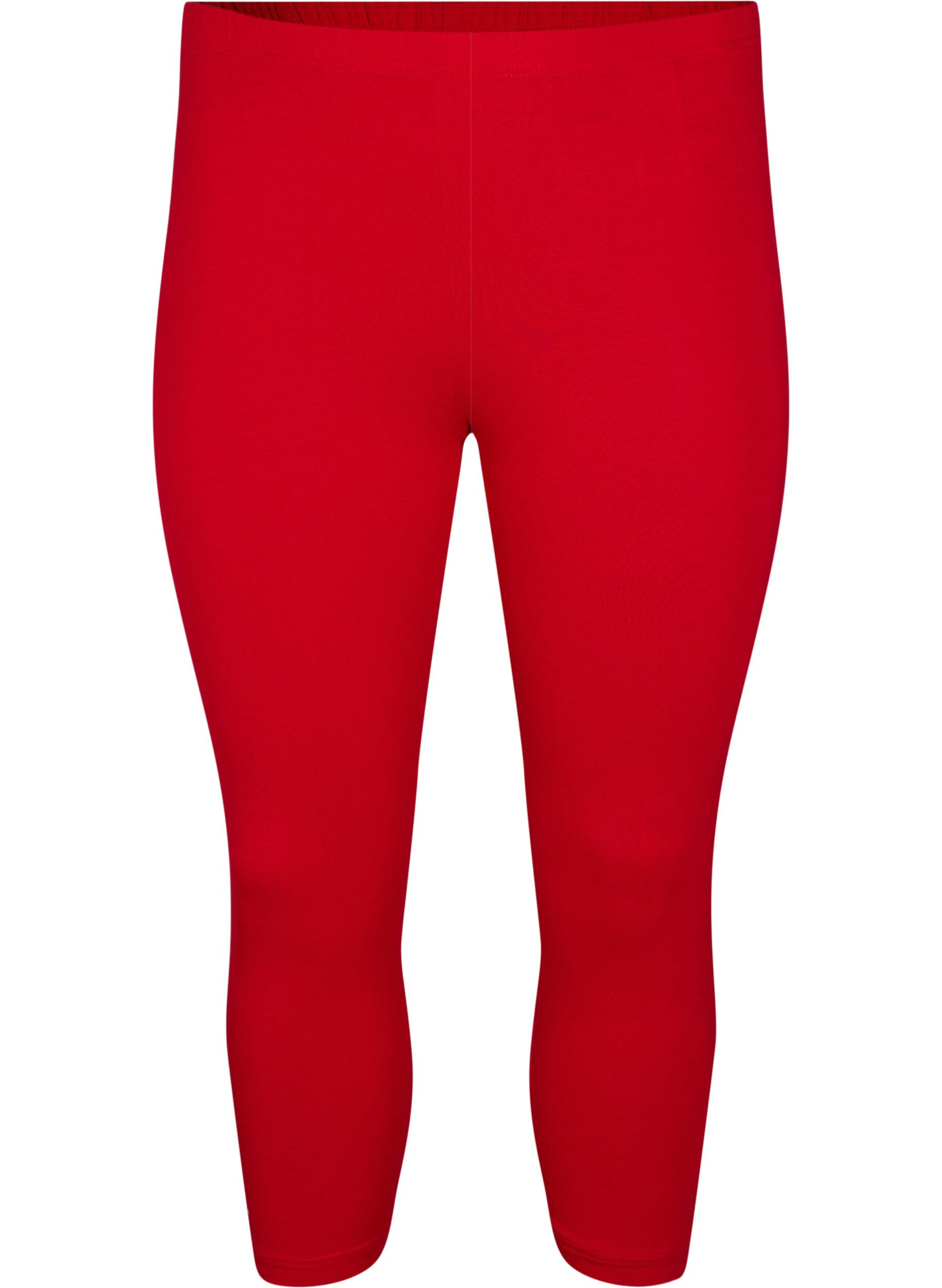 Basic 3/4-length viscose leggings