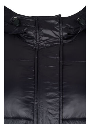 Short puffer jacket with hood, Black, Packshot image number 2