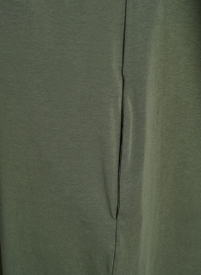 Midi T-shirt dress with a V-neck, 2151, Packshot image number 4