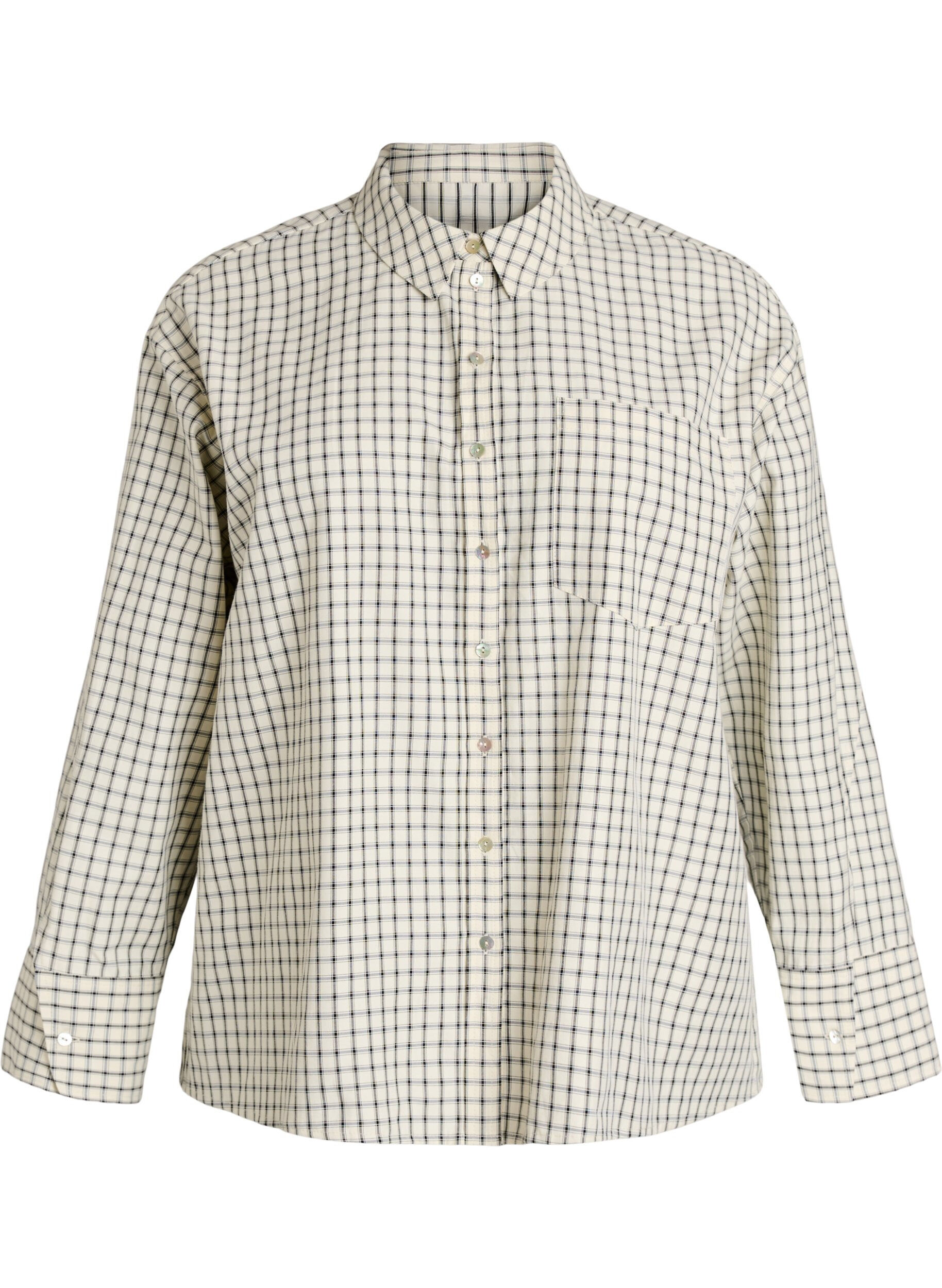 Checked shirt with a chest pocket