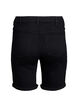 Fitted denim shorts with a high waist, Black, Packshot image number 1