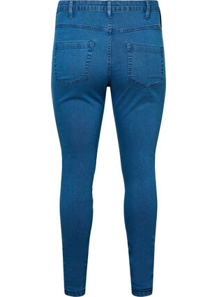 High-waisted super slim Amy jeans , Mid Blue, Packshot image number 1