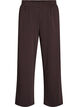 High-waisted sweatpants with wide legs, Brown, Packshot image number 0