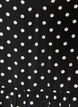 Polka dot tunic with empire line and A-line shape, Black, Packshot image number 2