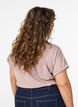 Short sleeve cotton blend T-shirt, Red, Model image number 2