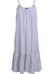 Summer dress with stripes and A-line shape, Blue, Packshot image number 0