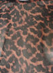 Mesh blouse with print, Brown, Packshot image number 2