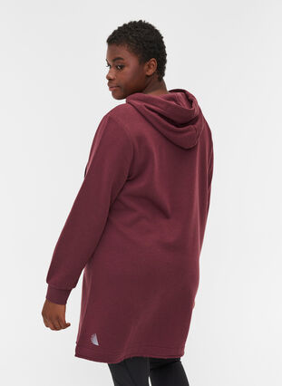 Long hooded sweatshirt, Port Royal, Model image number 1