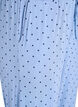 Night trousers in modal with high waist, Blue, Packshot image number 2