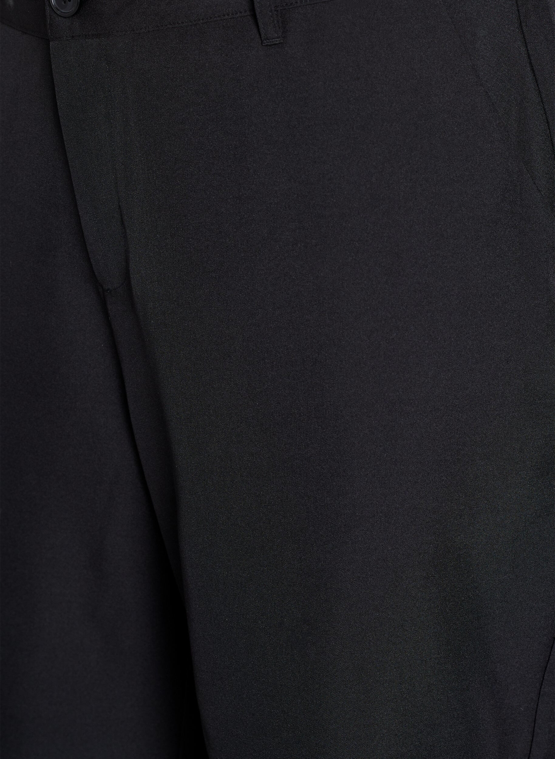 Zizzifashion Bermuda shorts with high waist, Black, Packshot image number 2