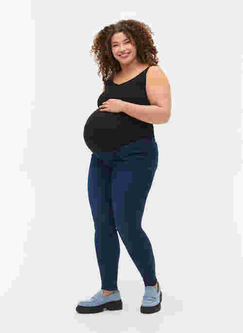 Pregnancy jeggings in cotton mix