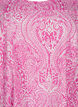 Short-sleeved cotton dress with paisley print, Pink, Packshot image number 2