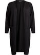 FLASH - Long, open cardigan with pockets, Black, Packshot image number 0