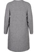 Rib-knit dress with slit, Light Grey Melange, Packshot image number 1