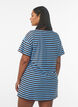 Long striped night T-shirt, Light Blue, Model image number 2