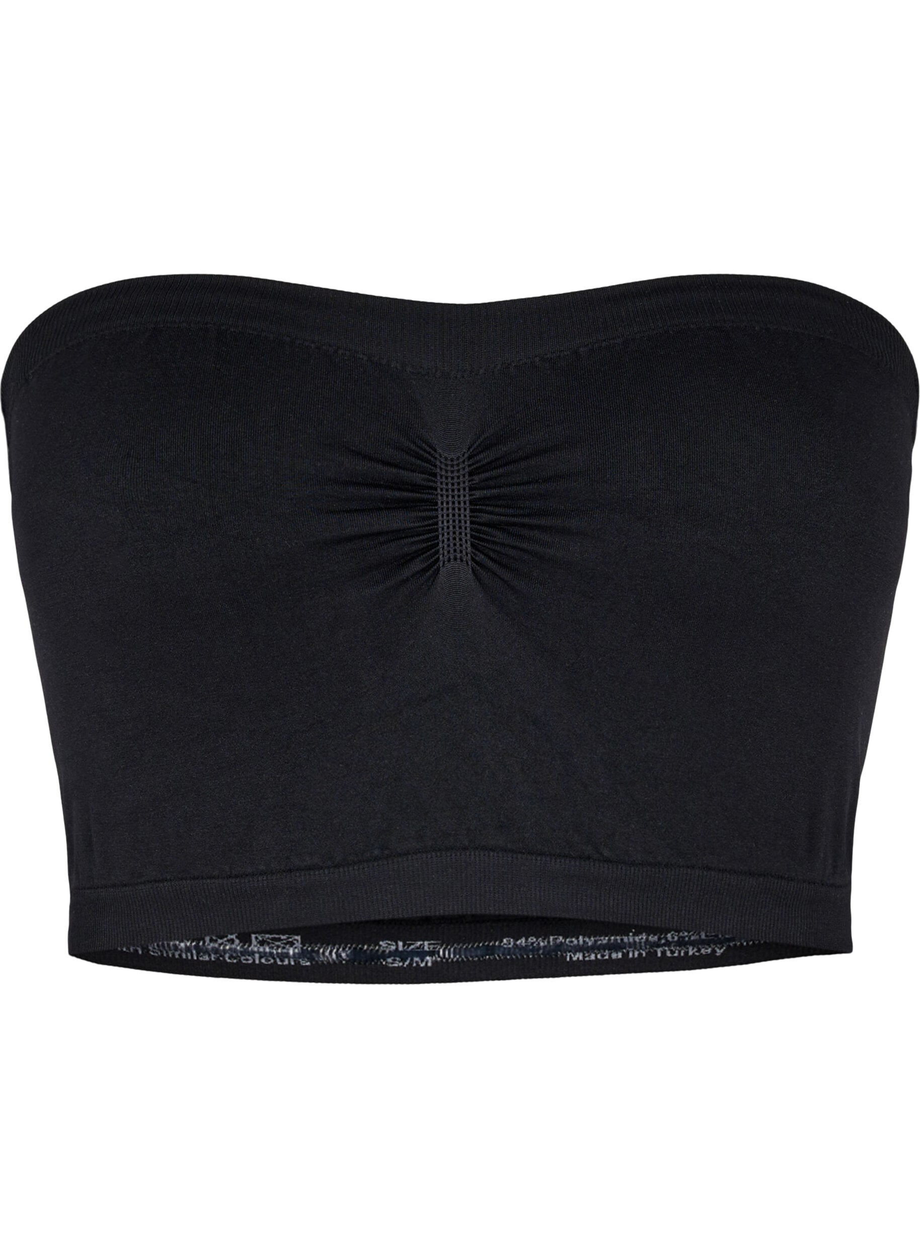 black tube bralette