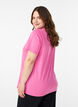 T-shirt with motif, Pink, Model image number 2
