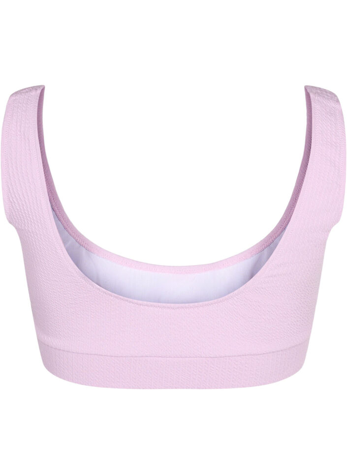 Bikini top with crepe structure, Orchid Bouquet, Packshot image number 1