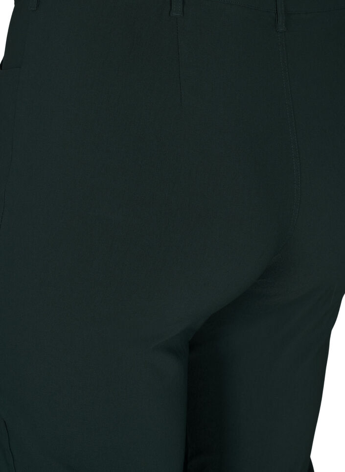 Classic viscose blend trousers, Green, Packshot image number 3