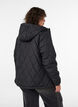 Lightly padded jacket with diamond quilt, Black, Model image number 2