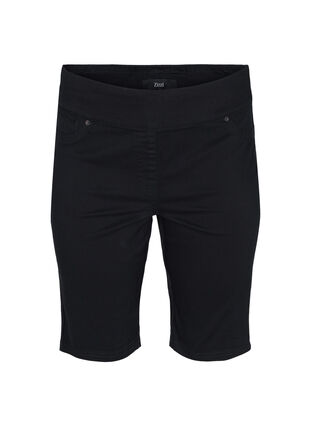 Close-fitting shorts with back pockets, Black, Packshot image number 0