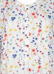 Floral midi dress with 3/4 sleeves, Blue, Packshot image number 2