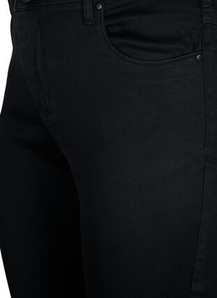 Slim fit Emily jeans with normal waist, Black, Packshot image number 2
