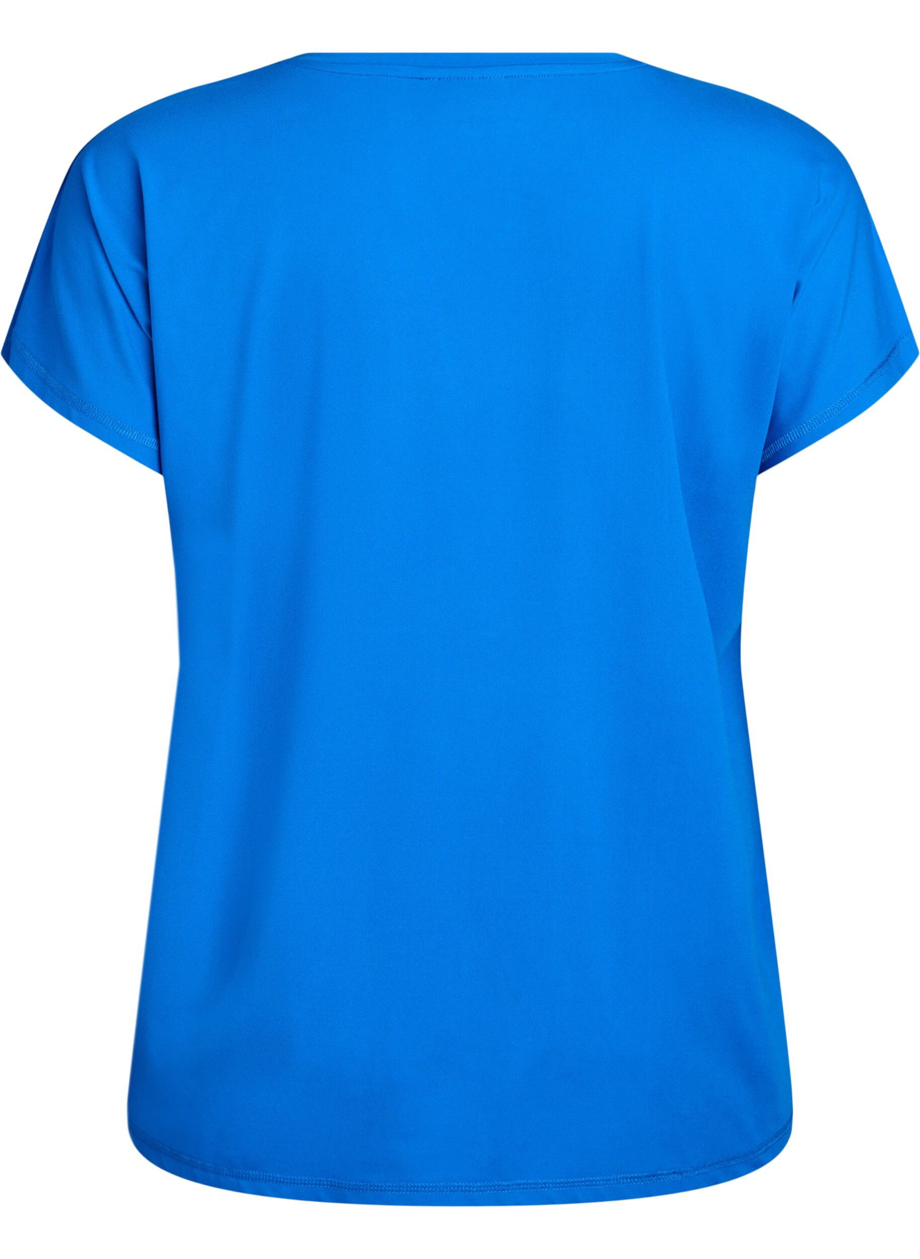 Zizzifashion Solid-coloured training T-shirt, Blue, Packshot image number 1