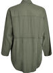 Tunic with chest pockets and adjustable waist, Green, Packshot image number 1