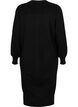 Long knitted cardigan with pockets, Black, Packshot image number 1