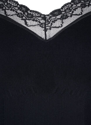 Shapewear bodystocking with laces, Black, Packshot image number 2