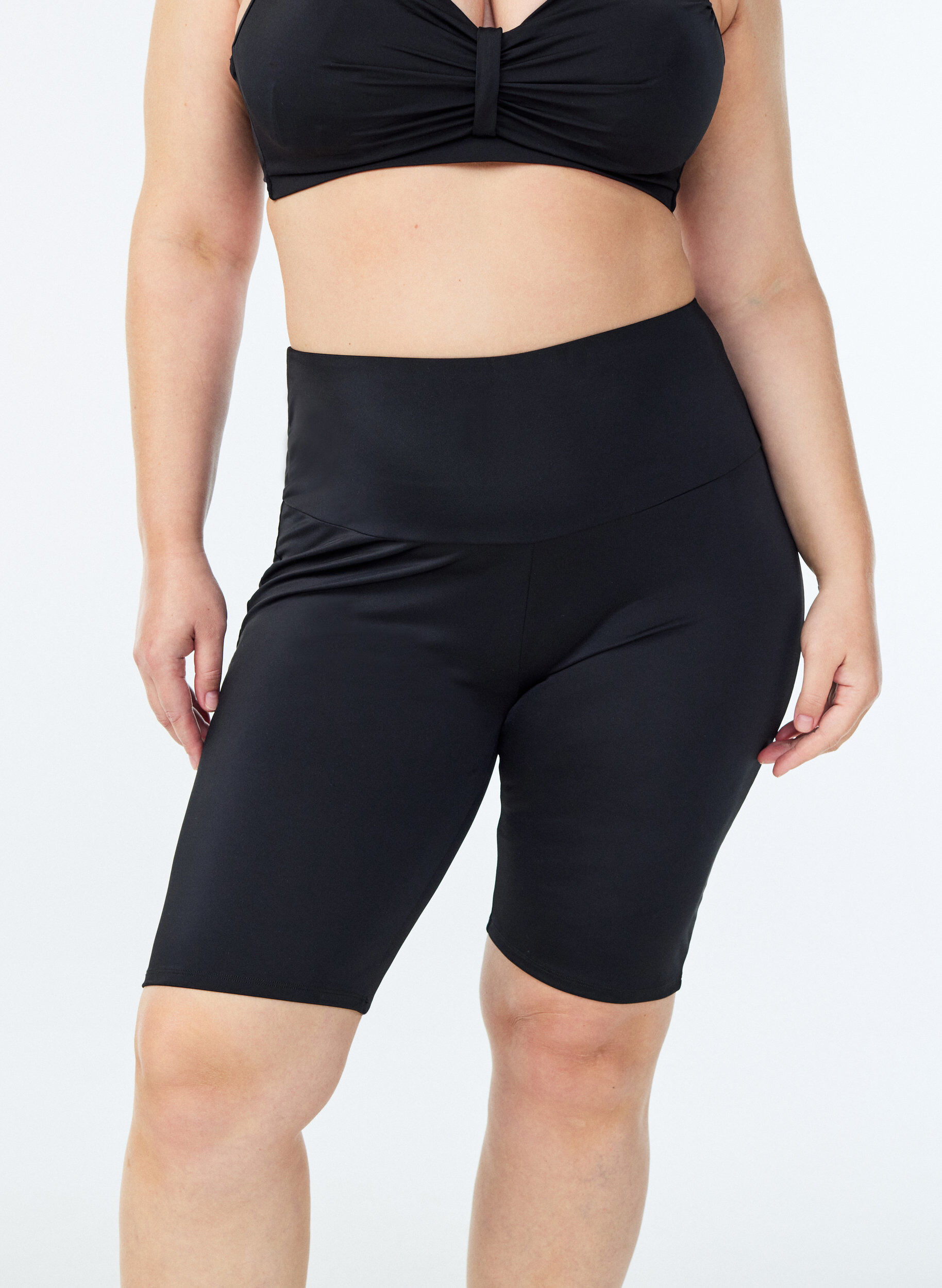 Zizzifashion Long swim shorts, Black, Model image number 3