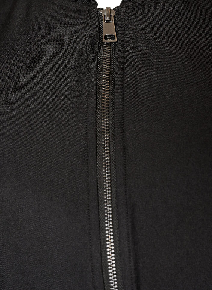 Lightweight jacket with a balloon silhouette, Black, Packshot image number 2