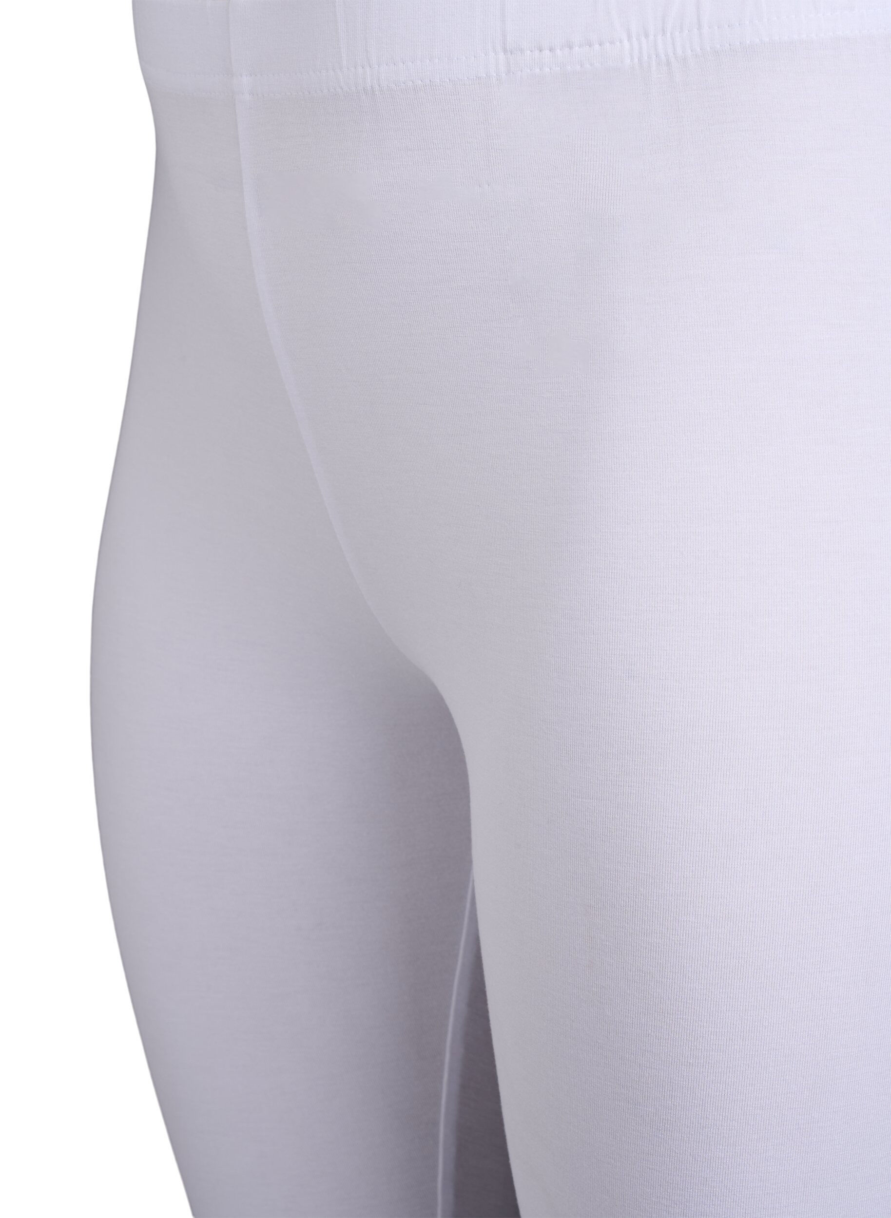 ZizzifashionBasic leggings with extra length, White, Packshot image number 2