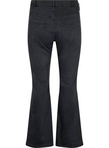 High-waisted Ellen bootcut jeans, Grey Denim, Packshot image number 1
