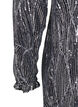 Long-sleeved sequin dress with pattern, Silver Sequins, Packshot image number 3