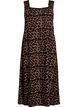 Summer dress with wide straps, Brown, Packshot image number 0