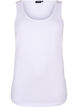 Cotton basic top, White, Packshot image number 0