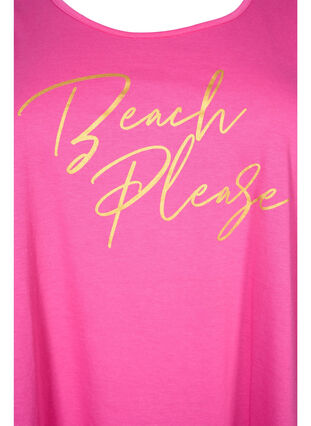 Cotton top with a-shape, Shocking Pink BEACH, Packshot image number 2