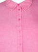 Solid coloured denim shirt, Pink Power, Packshot image number 2