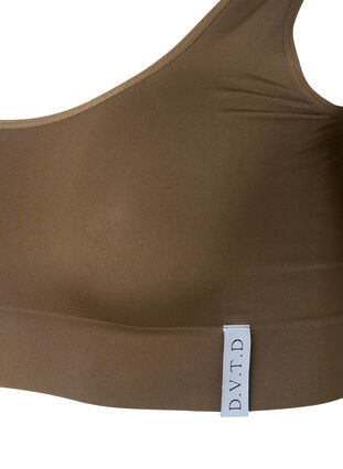 Seamless bra with round neckline, Driftwood, Packshot image number 3